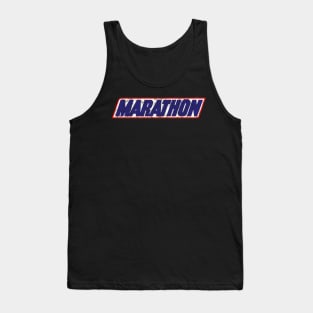 Marathon Vintage Chocolate Bar Logo Tank Top